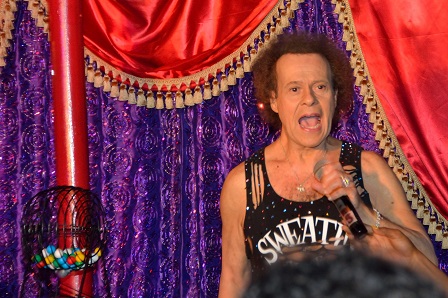 Richard Simmons at Reading to Kids' May 15th 2013 Legendary Bingo fundraiser at Hamburger Mary's in West Hollywood