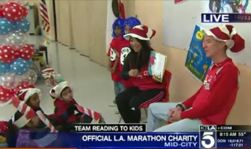 Team Reading to Kids on KTLA Channel 5 News