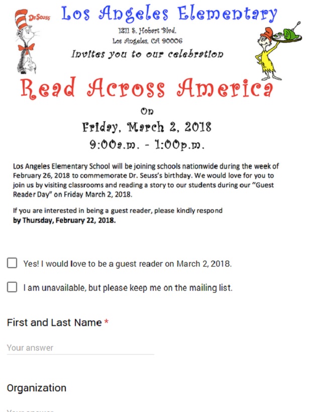 LA Read Across America