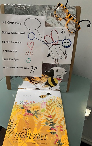 Kindergarten craft for The Honeybee