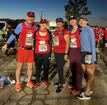 Team Reading to Kids 2022 LA Marathon runners