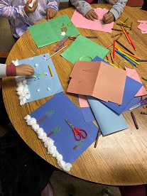 Christmas crafts at the reading clubs