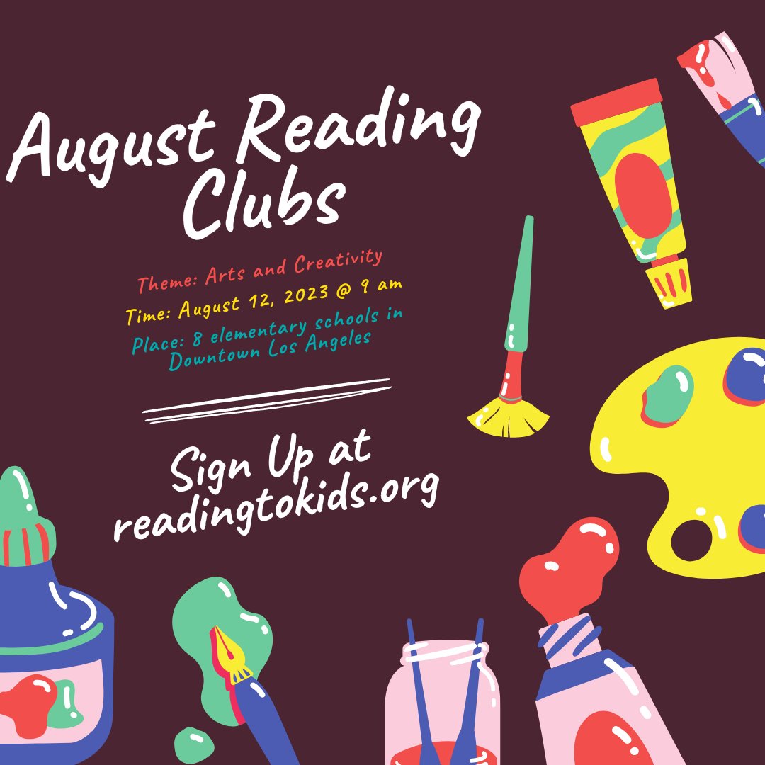 August 12th reading clubs graphic