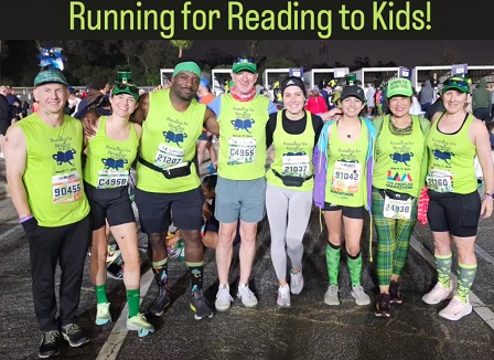 Team Reading to Kids LA Marathon runners