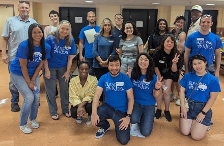 Volunteers at Charles White Elementary