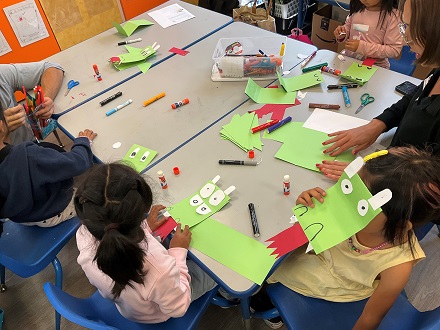 1st grade crafts at MacArthur Park Elementary