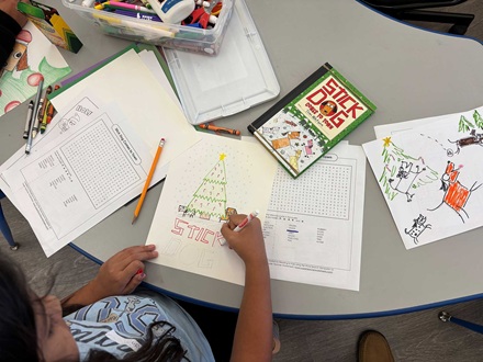 5th grader's drawing at MacArthur Park Elementary