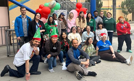 Volunteers at Politi Elem. reading clubs