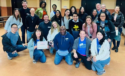 Volunteers at Charles White Elementary