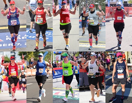 Team Reading to Kids runner Patricia running 10 different courses