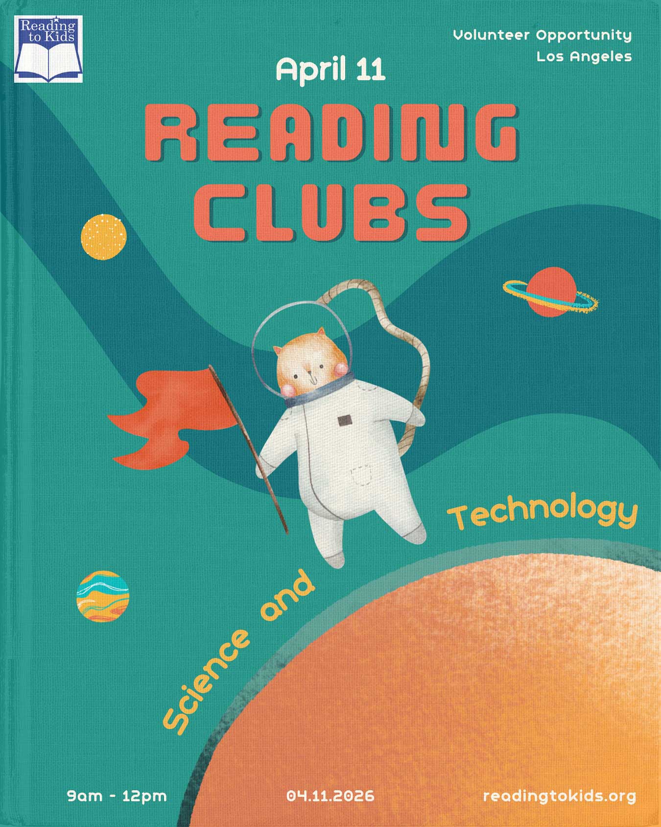 Reading to Kids Instagram flyer