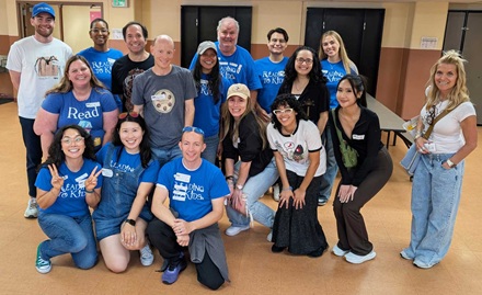 Volunteers at Charles White Elementary