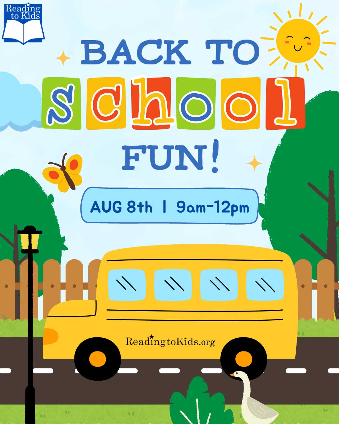 Flyer of our August 8th reading clubs