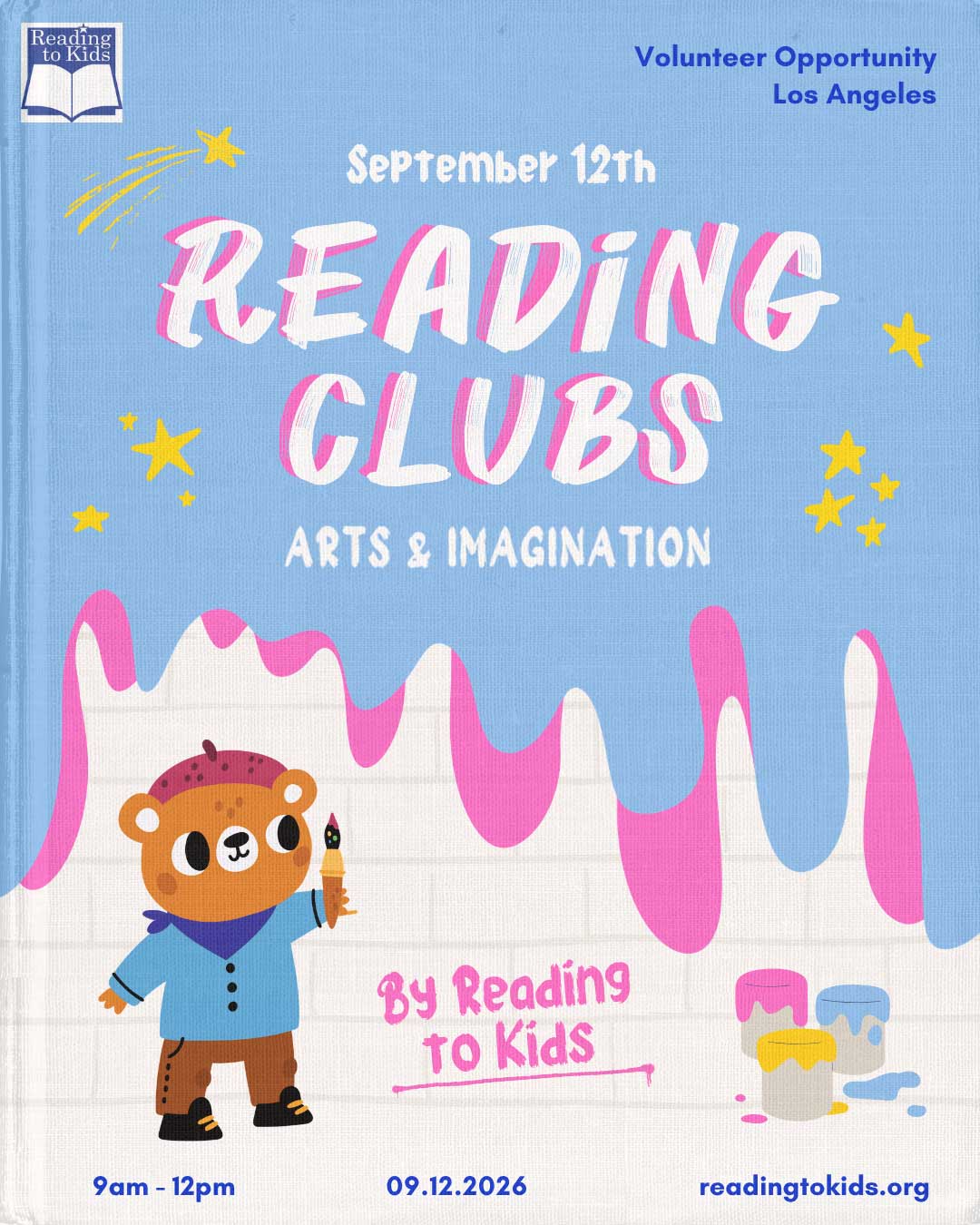 Flyer of our September 12th reading clubs