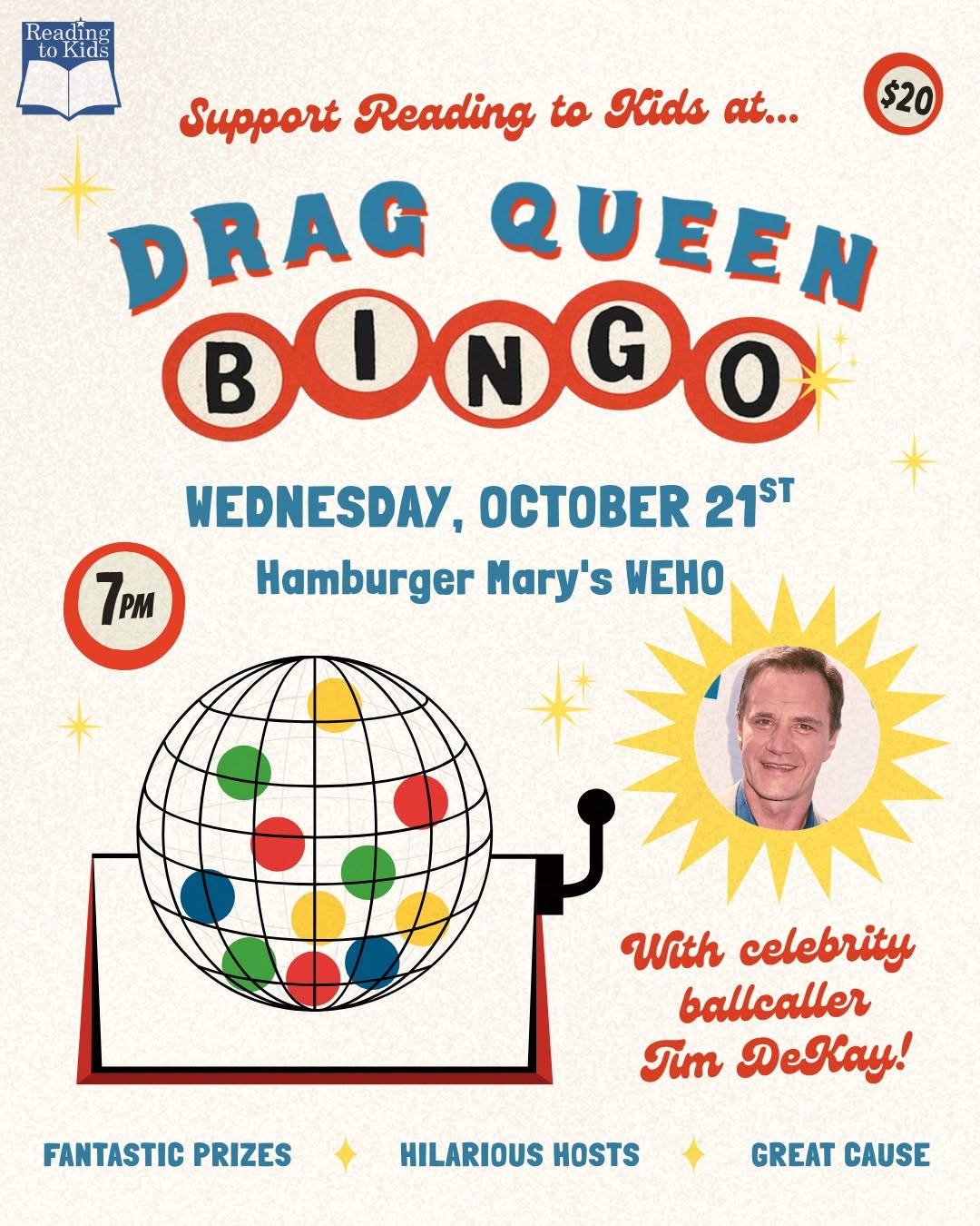 Drag Queen Bingo with Tim DeKay!
