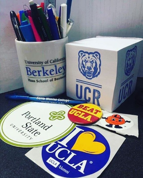 College logo items donated for College Spirit Month