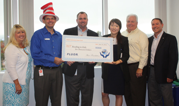 Fluor grant check presentation