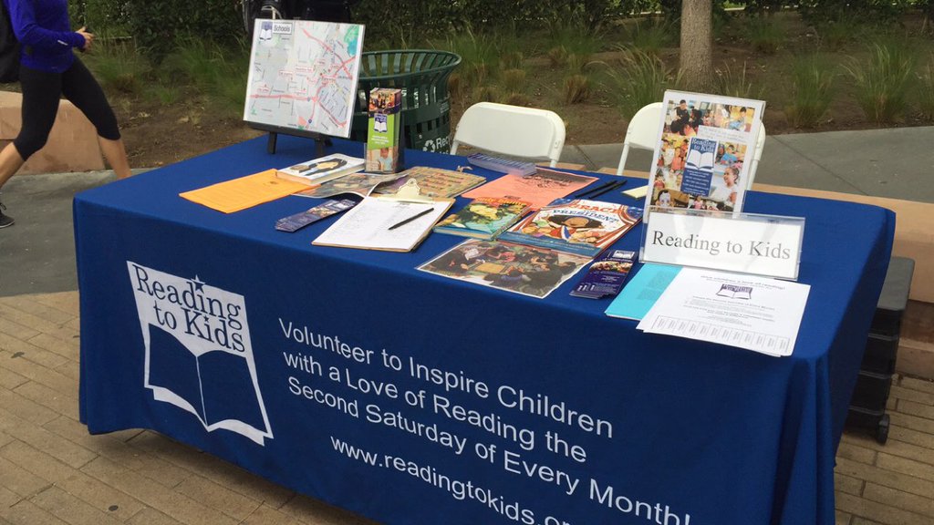 Tabling for Reading to Kids